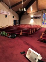 New Mount Carmel Baptist Church, interior